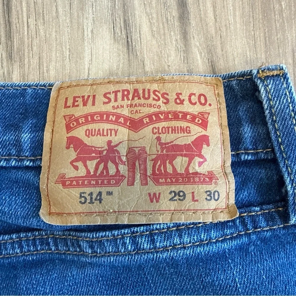 Levi's men’s Jeans 514 Straight Reg 29x30 Blue Denim Classic